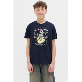 Tricou cu imprimeu logo si grafic