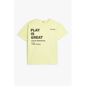 Tricou cu imprimeu text
