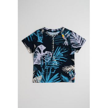 Tricou cu imprimeu tropical