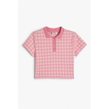 Tricou cu model in carouri