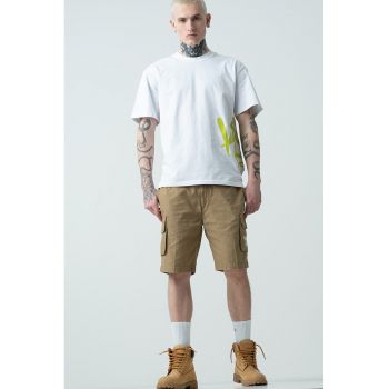 Tricou de bumbac cu imprimeu logo