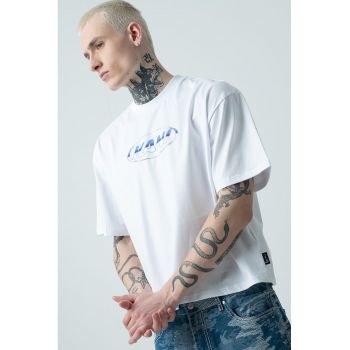 Tricou de bumbac cu model grafic