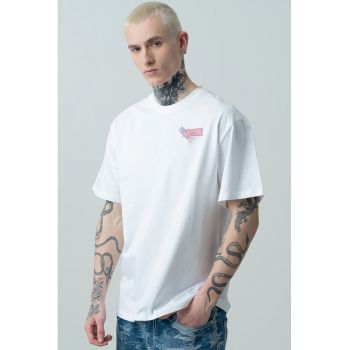 Tricou de bumbac cu model grafic