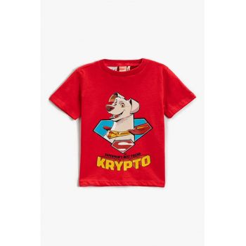 Tricou din bumbac cu imprimeu cu desene