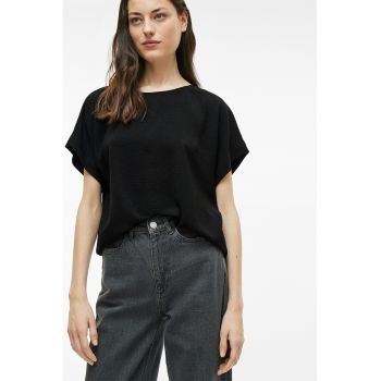 Tricou lejer cu decolteu rotund