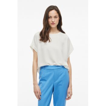 Tricou lejer cu decolteu rotund
