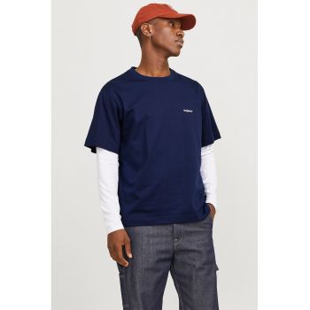 Tricou lejer cu imprimeu pe partea din spate