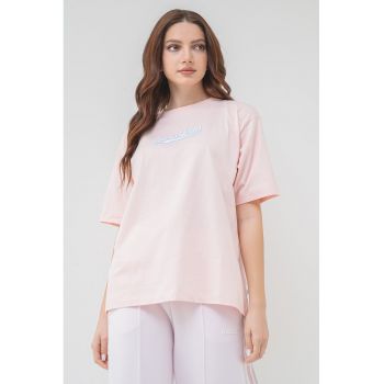 Tricou lejer cu logo pe piept