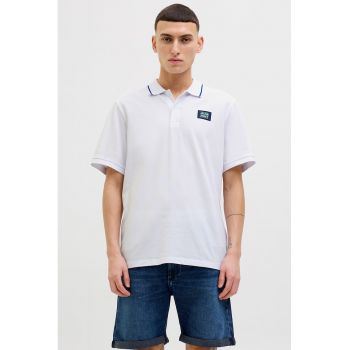 Tricou polo de bumbac cu logo