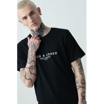 Tricou regular fit cu imprimeu text