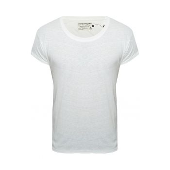 Tricou  Robit Scoop Neck pentru barbati - alb