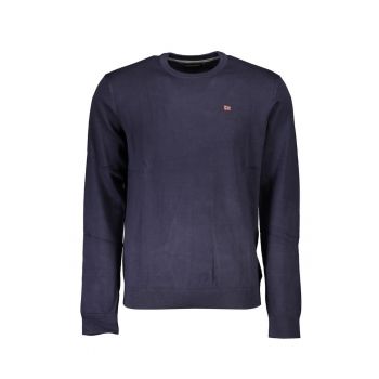 Bluza barbati - cu logo brodat - Regular fit -  Bleumarin -