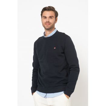 Bluza sport cu detaliu logo Balis - bleumarin inchis -
