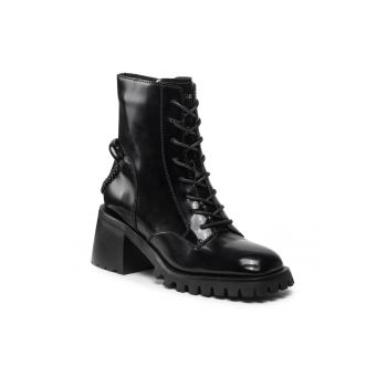 Botine dama -  301322351 - Piele naturala - Negru