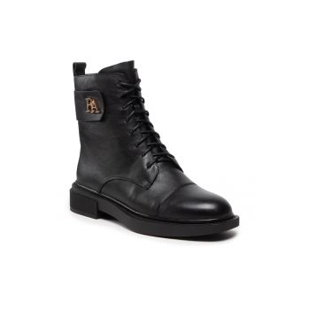 Botine dama -  301323341 - Piele naturala - Negru