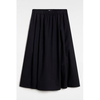 Fusta evazata cu model uni