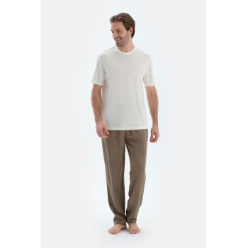Pantaloni de pijama cu snur de ajustare