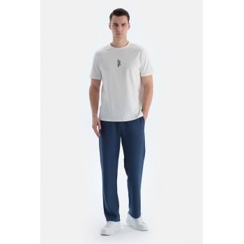 Pantaloni din amestec de modal cu snur de ajustare