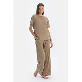 Pantaloni lejeri de pijama cu buzunare