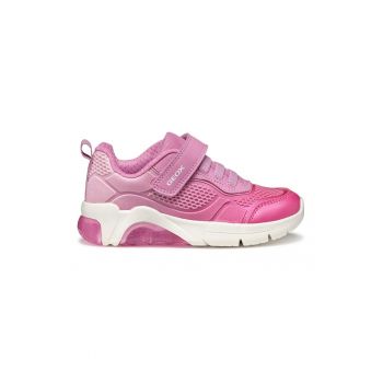 Pantofi sport cu velcro si LED-uri