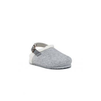 Papuci de casa pentru fete -  Textil - Gri ieftini