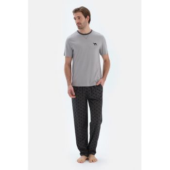Pijama din bumbac si modal
