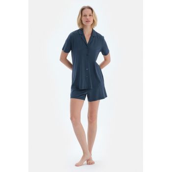 Pijama scurta cu model uni