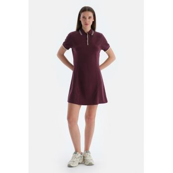 Rochie polo din amestec de lyocell