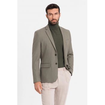 Sacou regular fit cu buzunare cu clapa