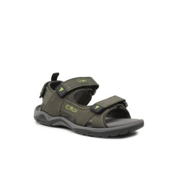 Sandale barbati -  Piele nabuc - Verde
