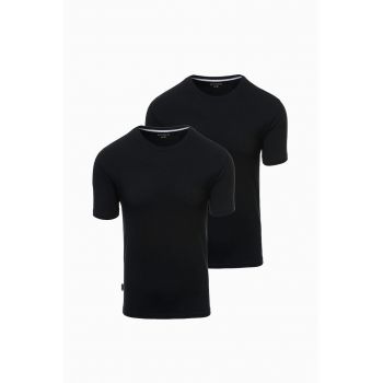 Set de tricouri cu decolteu la baza gatului - 2 piese