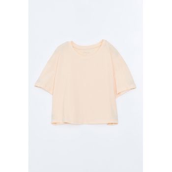 Tricou crop din bumbac