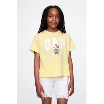 Tricou cu logo si Minnie Mouse