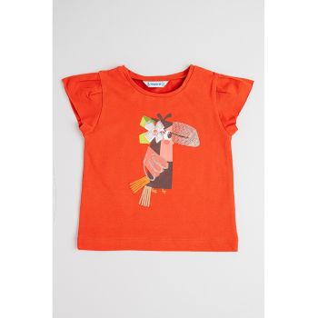 Tricou de bumbac cu imprimeu grafic