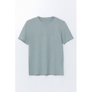 Tricou de pijama cu decolteu rotund