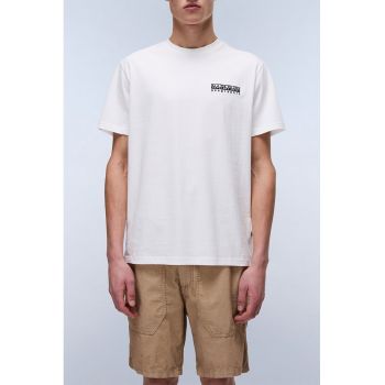 Tricou din bumbac cu imprimeu pe partea din spate