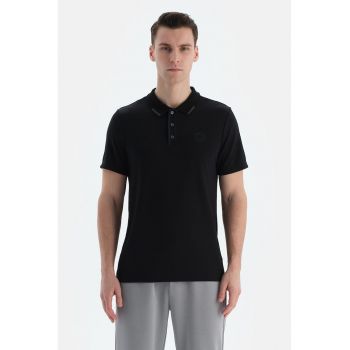 Tricou polo din amestec de modal