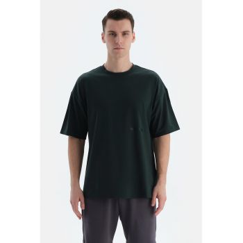 Tricou supradimensionat cu model uni