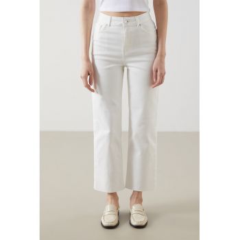 Blugi crop drepti