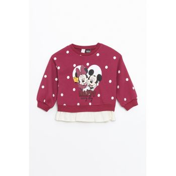 Bluza de trening cu imprimeu cu Minnie Mouse