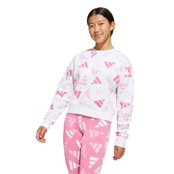 Bluza de trening din amestec de bumbac cu imprimeu logo