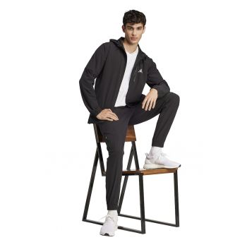Pantaloni cu croiala conica si talie elastica