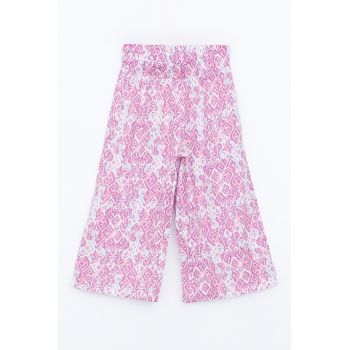 Pantaloni culotte cu imprimeu grafic