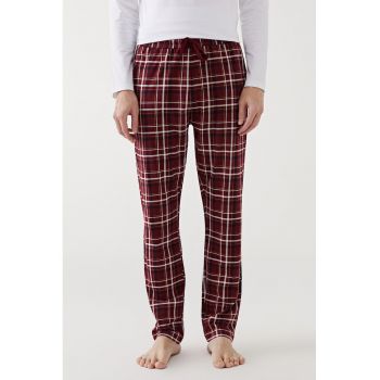 Pantaloni de pijama cu model in carouri