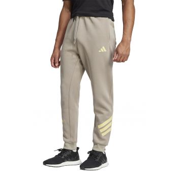 Pantaloni de trening din amestec de bumbac cu croiala conica