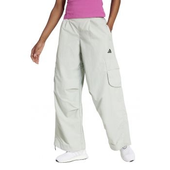Pantaloni evazati cu talie elastica