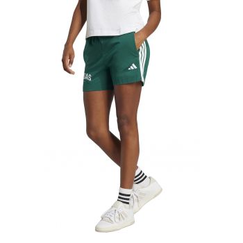 Pantaloni scurti din amestec de bumbac cu detaliu logo