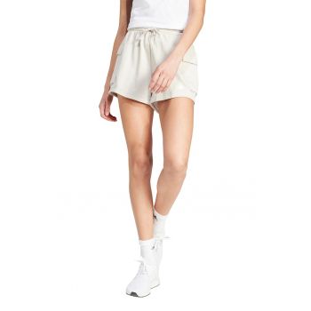 Pantaloni scurti din amestec de bumbac cu snur