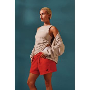 Pantaloni scurti din amestec de bumbac cu snur