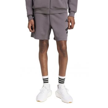 Pantaloni scurti relaxed fit din amestec de bumbac